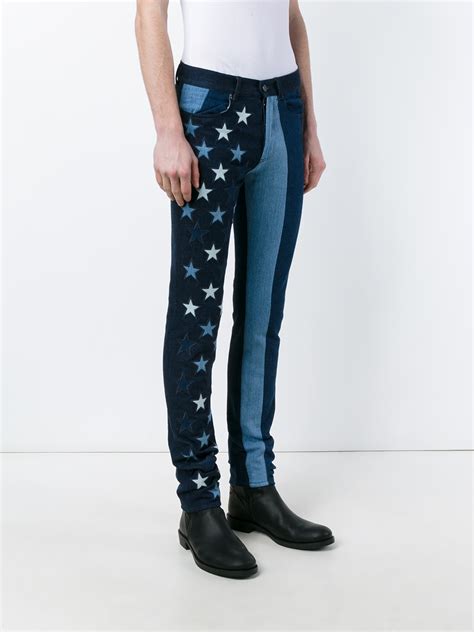 givenchy stars and stripes jeans|givenchy denim jeans.